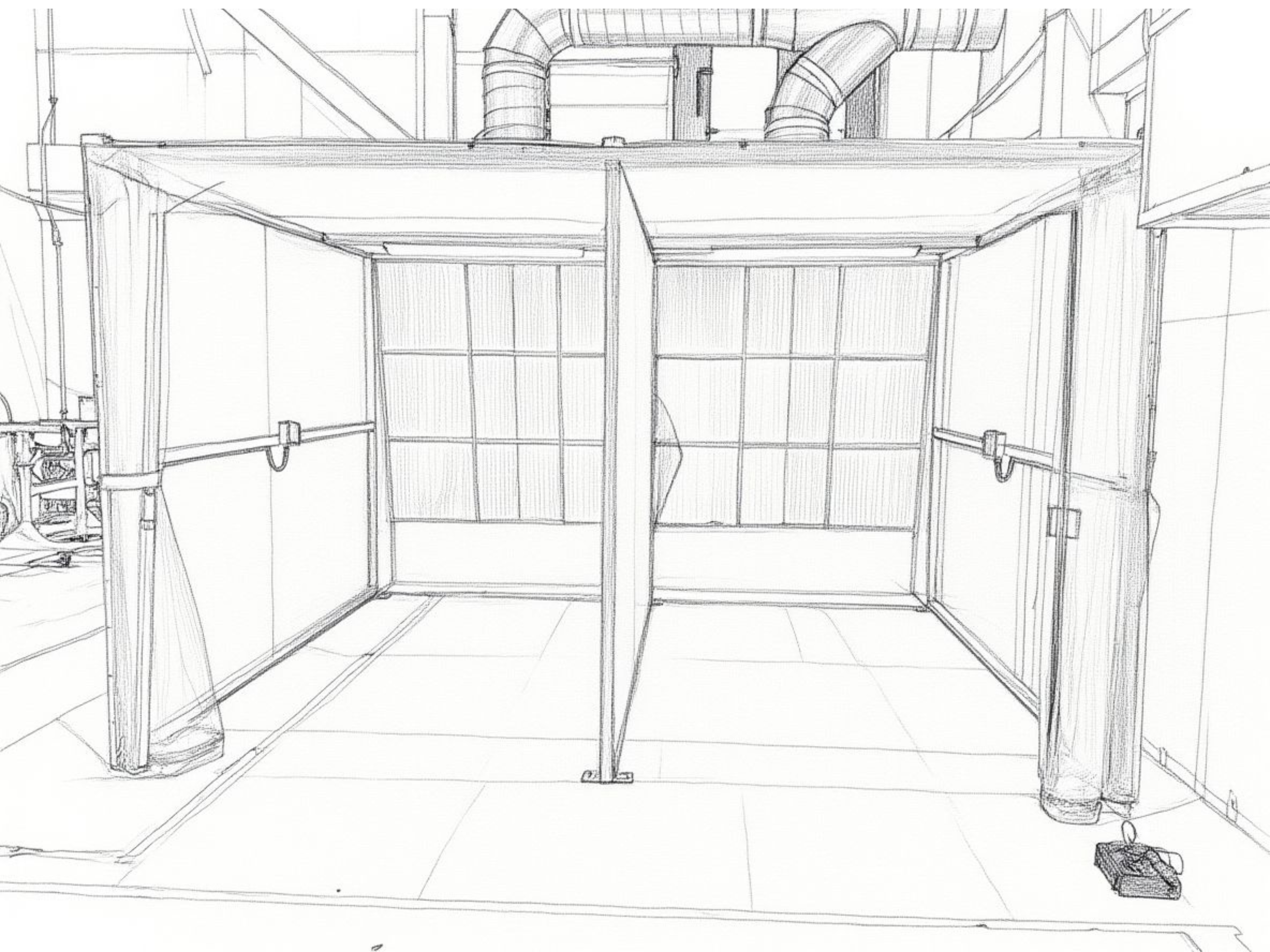製造業のお客様から、作業環境改善のため局所排気装置のご依頼 製造業のお客様から、作業環境改善のため局所排気装置のご依頼